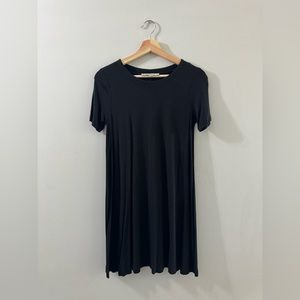 Ann Taylor LOFT black T-shirt dress